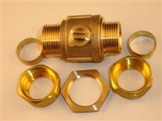 WORCESTER 87161424350 VALVE 22MM BULKHEAD (BALLTYPE)