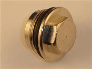 WORCESTER 87229975130 PLUG-CHROME PLATED BRASS C/W O-RING