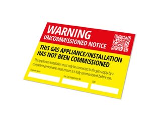 Atom AT-LBG41P-10 Uncommissioned Appliance/Installation Label - Pack of 10