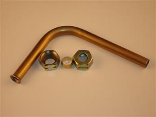 BAXI 040075 PIPE FIRE SUPP NUT/OLIVE PW2