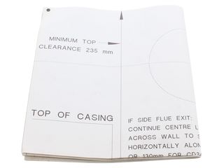 ALPHA 1.021869 WALL MOUNTING TEMPLATE CDR