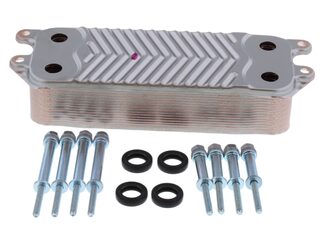 Glow-worm 0020014402 Domestic Hot Water Heat Exchanger - 16 Plates - Flexicom