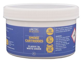 Arctic Hayes 333003C Classic Grey Smoke Cartridges 3g - Tub Of 50