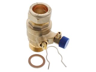 Ideal 174560 Drain Valve Pack - With 22mm Valve - Isar HE/Evo C