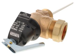 RWC PTEM100050 7 Bar TPR28 1" MBSP x 28mm Temperature & Pressure Relief Valve