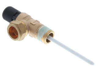 RWC PTEM575210 10 Bar TPR22 3/4" MBSP x 22mm Temperature & Pressure Relief Valve