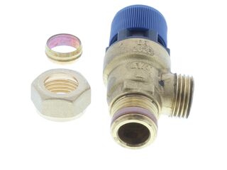 RWC PREL102005 6 Bar 1/2" MBSP x 15mm Pressure Relief Valve Series 102