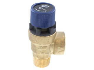 RWC PREL101010 6 Bar 1/2" MBSP x 1/2" FBSP Pressure Relief Valve Series 101