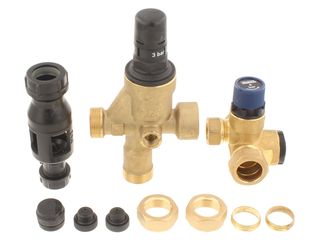 Alternative 95605817 Megaflo 22mm 3/8 Bar 2 Piece Combination Valve MK1