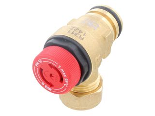 Caleffi 6 Bar Circlip Type Pressure Relief Valve Stainless Steel Seating