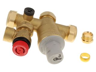 UV Gold 22mm 3/6 Bar Loose Nut Combination Valve