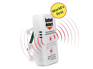 Hotun 231-014-0001 Hd-S1P Detect Dry Trap Audio & Visual Alarm - White