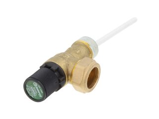 RWC PTEM585205 7 Bar CPT22 3/4" MBSP x 22mm Temperature & Pressure Relief Valve