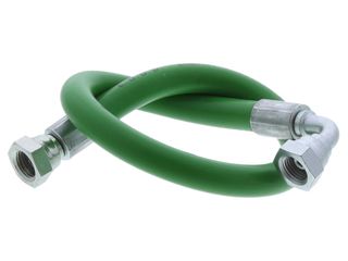 Eogb F08-0440-A-14F-S-14F Flexible 440Mm Biogreen Angled 1/4F x 1/4F