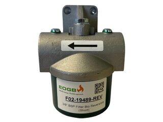 EOGB F02-19489-REV Bio Filter Complete (Reversible) - 3/8" BSP - Short