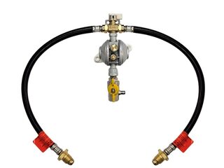 CONT 4KG/HR MANUAL REGULATOR KIT WITH OPSO, BRACKET AND RUBBER PIGTAIL