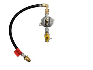 CONT 4KG/HR SINGLE REGULATOR KIT WITH OPSO, BRACKET AND RUBBER PIGTAIL