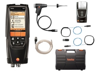 TESTO 320 FLUE GAS ANALYSER ADVANCED KIT WITH PRINTER
