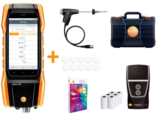 TESTO 300 LL FLUE GAS ANALYSER WITH PRINTER (SET 2)