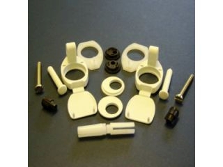 ISAS S972701 SATURN SEAT HINGES WHITE