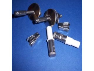 ISAS R6437AA WASHPOINT NORMAL CLOSE SEAT HINGES - CHROME