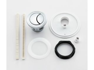 ISAS EV344AA PALAZZO UNBRANDED - PUSH BUTTON DUAL FLUSH -LONG RATCHET