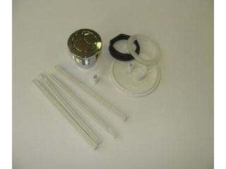 ISAS EV201AA IDEAL MONOBOND DUAL FLUSH PUSH BUTTON CHROME LONG BAR