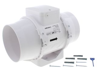 AIRFLOW AV125T AVENTA 125MM MIXED FLOW INLINE FAN WITH TIMER