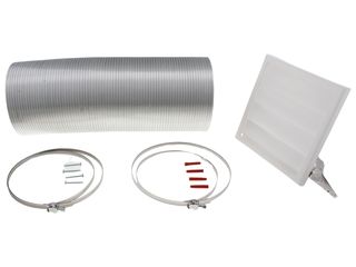 AIRFLOW FDK150-2M-MT-WH 150MM VENT KIT WITH GRILLE - WHITE