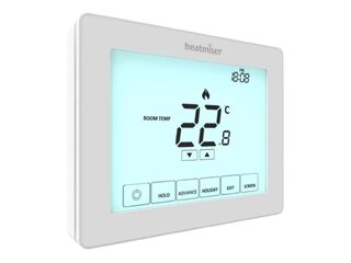 Heatmiser TOUCH Touch-W Programmable Touchscreen Thermostat - White