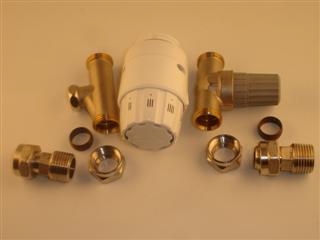 DANFOSS RAS-C2 STRAIGHT 15MM TRV PACK WITH LOCKSHIELD