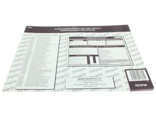 Regin REGP66 Flue/Fireplace Commissioning Certificates