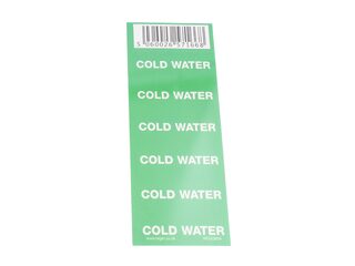 REGIN REGQ634 PIPE LABEL - COLD WATER (8)