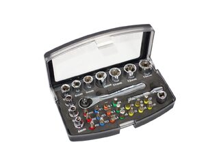 Regin REGK90 31Pc Boiler Socket & Bit Set - 1/4 Drive