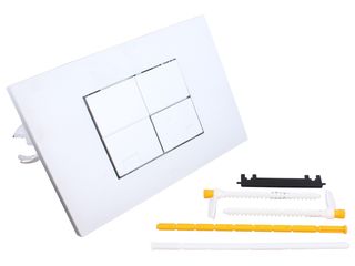 FLUIDMASTER P45-0110-0240 MATT CHROME , DUAL FLUSH ABS PLATE - TILE