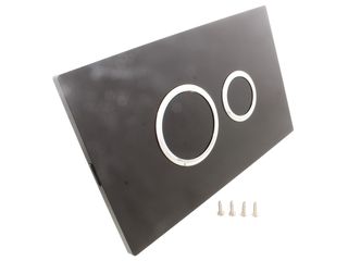 Fluidmaster 1000Z-032-P1 Pneumatic Flush Plate Matt Black