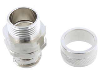 FLEX-IT 20MM NICKEL PLATED BRASS SWIVEL FITTING
