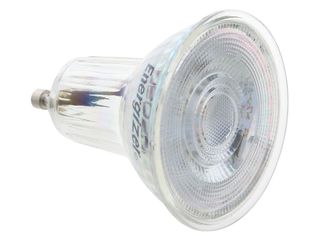 ENERGIZER 350LM 5.5W WARM WHITE FULL GLASS GU10 DIMMABLE LED LAMP
