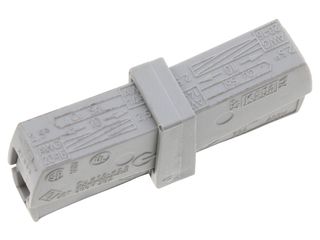 BX X 50 WAGO 224-101 2 WAY LIGHTING CONNECTOR - GREY