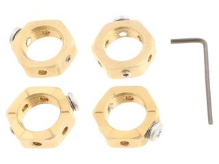 WISKA EN25 25MM BRASS EARTHING NUT FOR 35MM CABLE - PACK OF 4