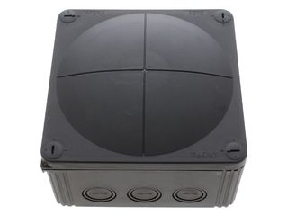Wiska 1010/5 Combi Ip66/67 57A Junction Box - Black
