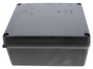 WISKA 817N 165 X 145 X 84 MM IP65 BLACK PLASTIC JUNCTION BOX