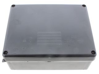 WISKA 886N 230 X 180 X 88 MM IP65 BLACK PLASTIC JUNCTION BOX
