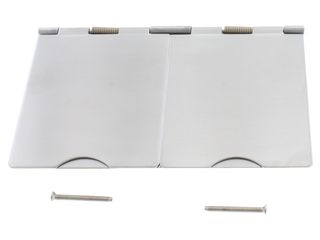 ESSENTIALS FS032SS 13A 2 GANG FLOOR SOCKET - STAINLESS STEEL