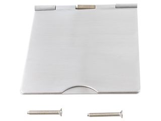 ESSENTIALS FS311SS 1GANG NEW MEDIA FLOOR PLATE 2APERTURES STNLS STEEL