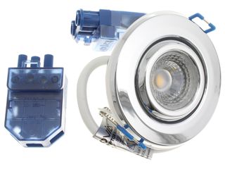 INCEPTOR NANO5 4.8W LED ADJUSTABLE DIMMABLE DOWNLIGHT COOL WHT CHRO