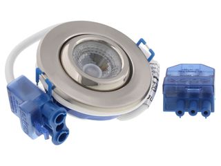 INCEPTOR NANO5 4.8W LED ADJSTBLE DIMMBLE DOWNLIGHT WARM WHT SATIN CHRO