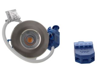 INCEPTOR NANO5 4.8W LED FIXED DIMMABLE DOWNLIGHT WARM WHITE SATIN CHRO