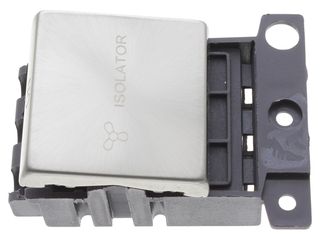 MINIGRID MD020SC 10AINGOT 3POLE FAN ISOLAT SWITCH MODULE SATIN CHRO