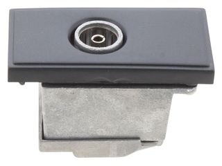 NEW MEDIA MM410BK SINGLE FEMALE COAXIAL MODULE - BLACK